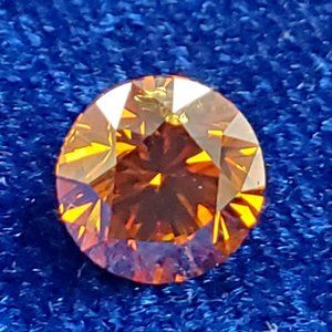 Fancy Brown Color Round Cut Diamond